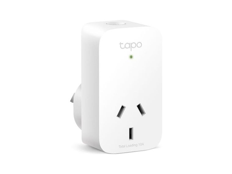 Photo of the Tapo P110 energy monitoring smart plug, Australian version